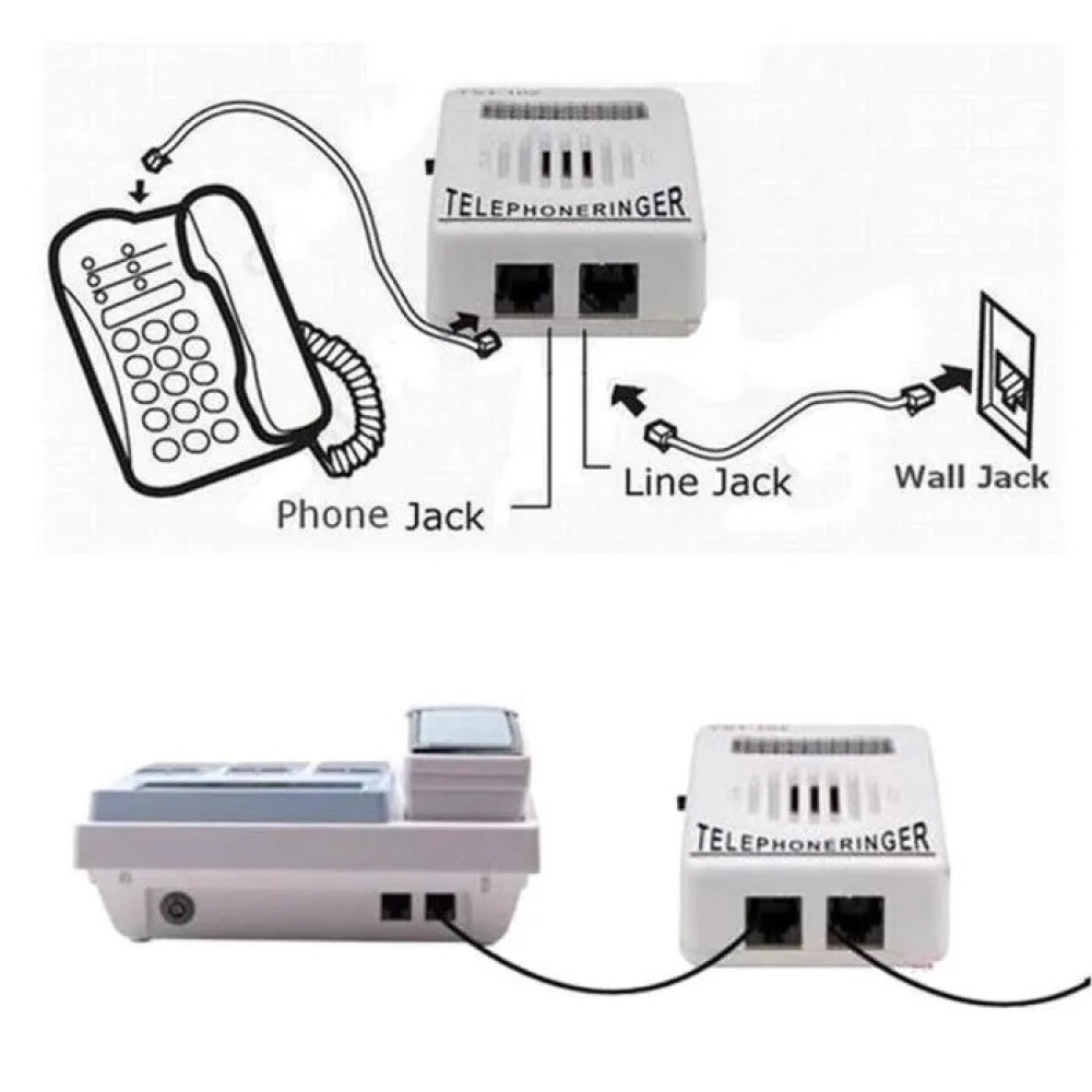 Amplificatore per telefono fisso per anziani che squilla molto forte