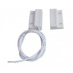 Contacto nf sobresale 23mm detector magnético de apertura blanco 114ms sensor de alarma jr international - 1