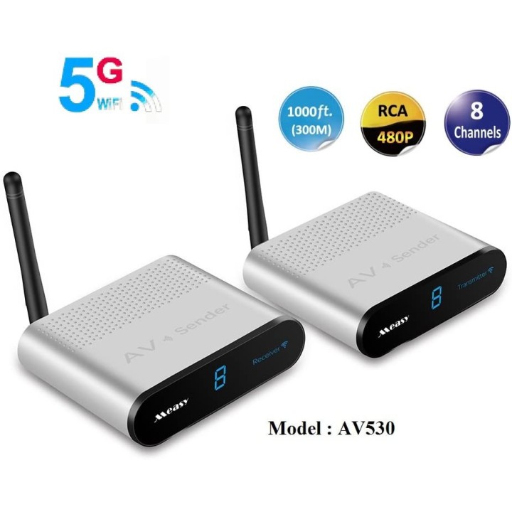 Sender-empfänger-audio / video sender 5,8 ghz 4-kanal wireless jr international - 4