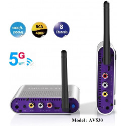 Trasmettitore ricevitore audio / video sender 5,8 ghz a 4 canali wireless jr international - 5