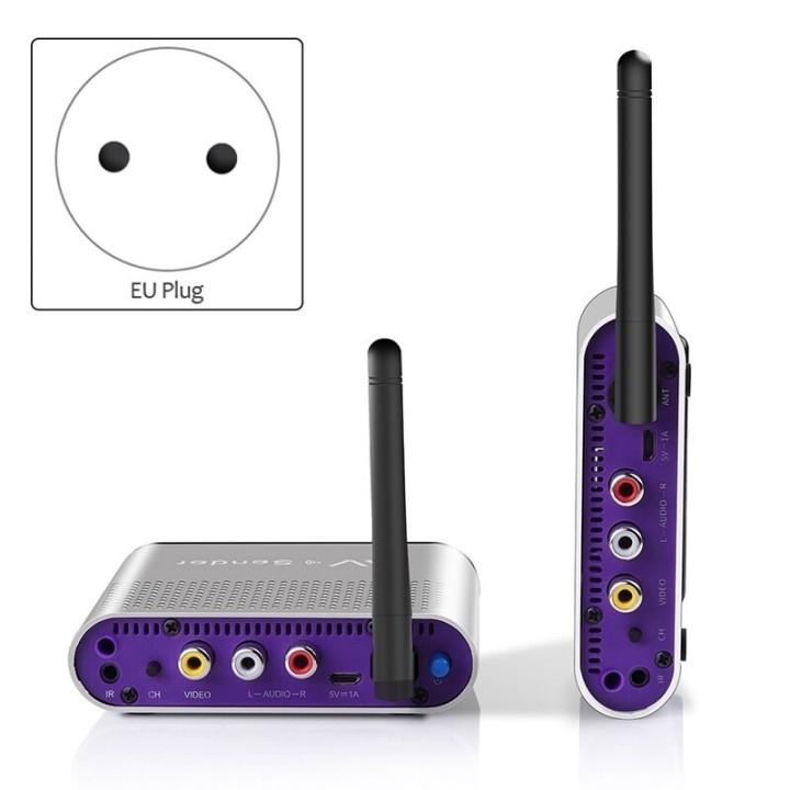 Transmisor receptor de audio / vídeo remitente 5.8ghz 4 canales inalámbricos jr international - 15