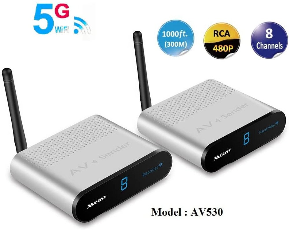 Transmisor receptor de audio / vídeo remitente 5.8ghz 4 canales inalámbricos velleman - 3
