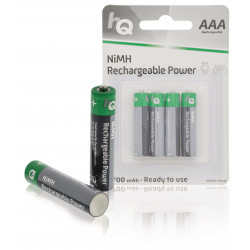 Batterie ricaricabili hq nimh 1.2v 700mah aaa (4pz 1bl) konig - 5