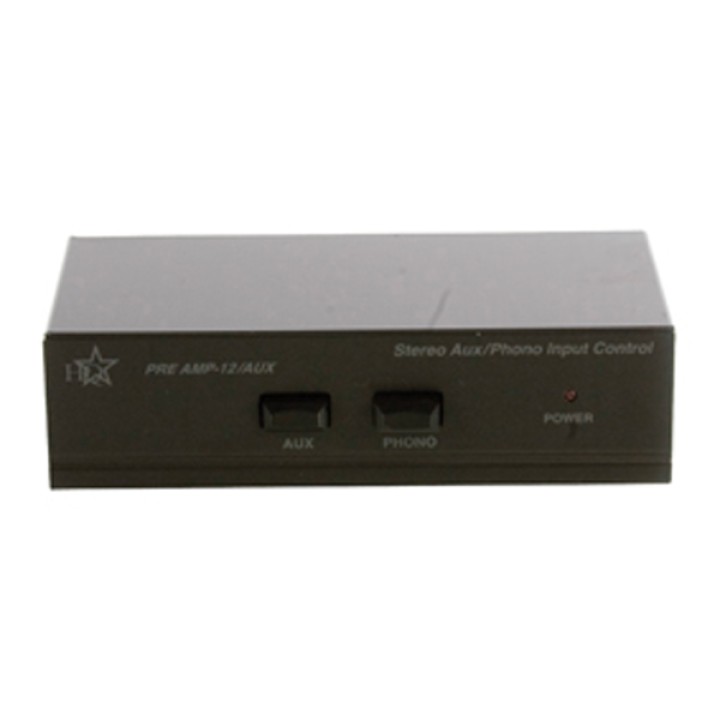 Preamplificatore stereo hq con ingresso aux commutabile hq - 1