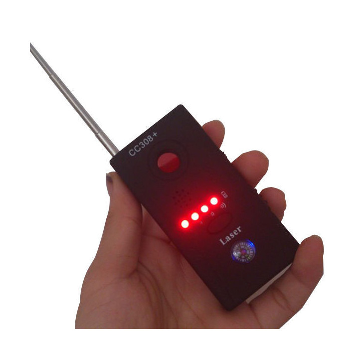 Bug señal inalámbrica del detector de RF Buscador de cámara inalámbrica GSM dispositivo 10 metros de alcance efectivo jr interna