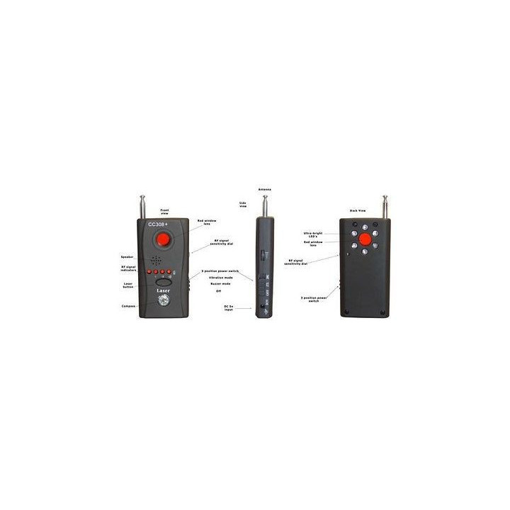 Bug señal inalámbrica del detector de RF Buscador de cámara inalámbrica GSM dispositivo 10 metros de alcance efectivo jr interna