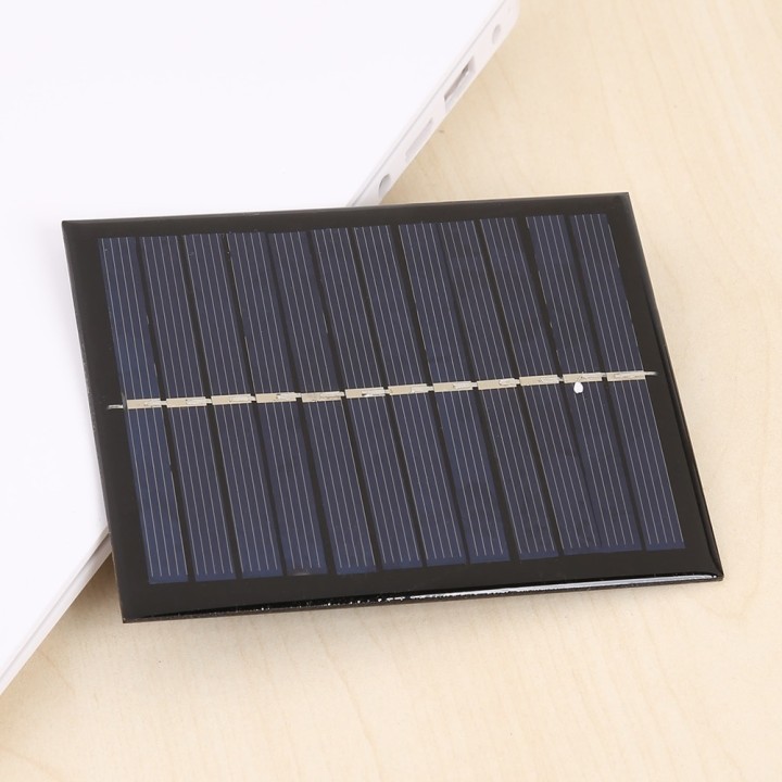 Panneau Solaire 6v 1.5w 112 * 91 * 3mm Chargeur pour batterie alimentation systeme energie