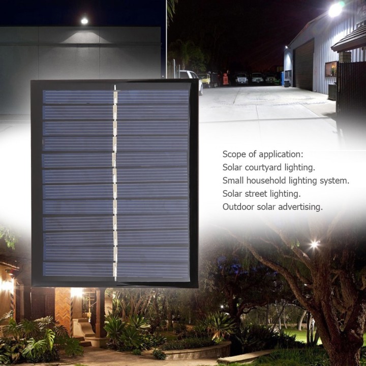 Solarpanel 6v 1,5w 112 * 91 * 3mm Ladegerät für die Stromversorgung des Batteriesystems
