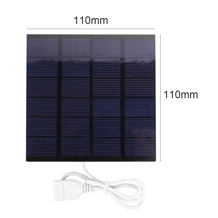 Solarpanel 6v 1,5w 112 * 91 * 3mm Ladegerät für die Stromversorgung des Batteriesystems