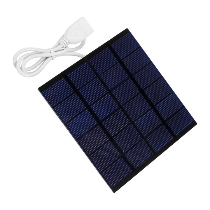 Panneau Solaire 6v 1.5w 112 * 91 * 3mm Chargeur pour batterie alimentation systeme energie