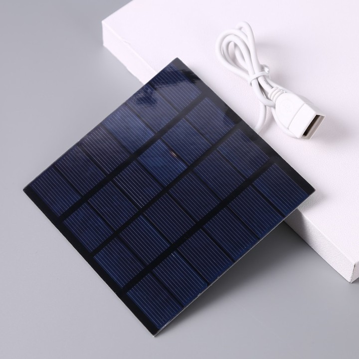 Panneau Solaire 6v 1.5w 112 * 91 * 3mm Chargeur pour batterie alimentation systeme energie