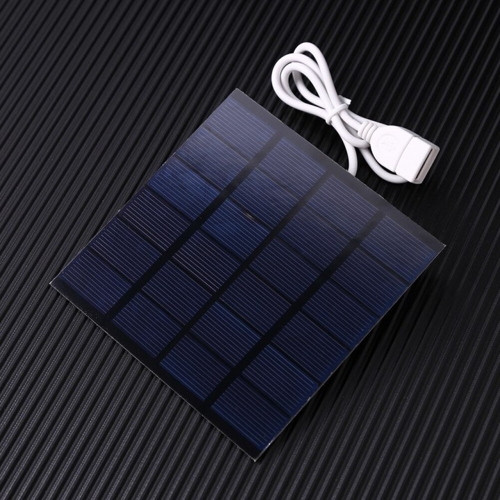 Panneau Solaire 6v 1.5w 112 * 91 * 3mm Chargeur pour batterie alimentation systeme energie