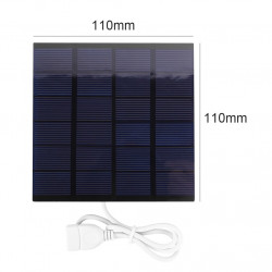 Solarpanel 6v 1,5w 112 * 91 * 3mm Ladegerät für die Stromversorgung des Batteriesystems