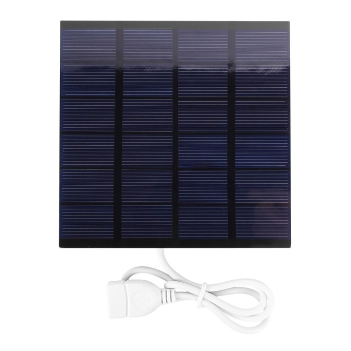 Panneau Solaire 6v 1.5w 112 * 91 * 3mm Chargeur pour batterie alimentation systeme energie
