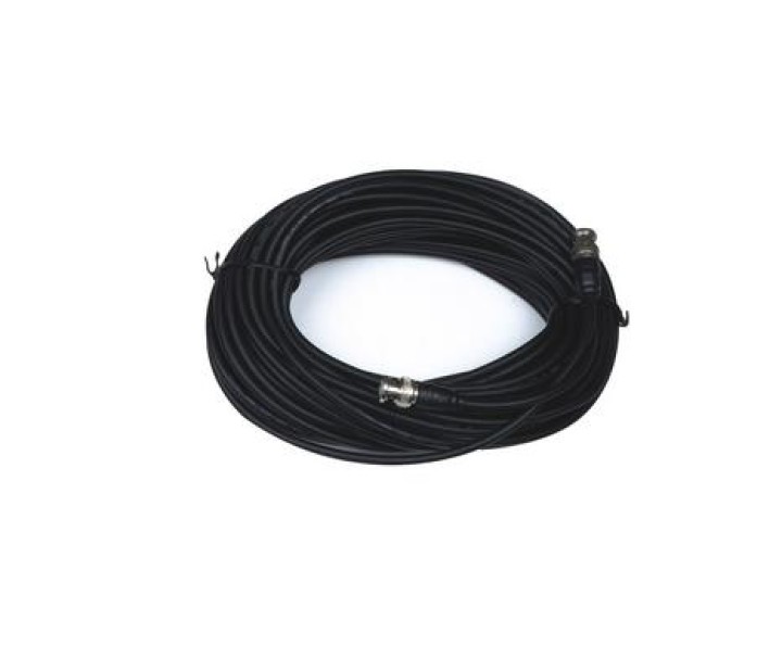 Cable 75 ohm 50m male bnc to male bnc video surveillance accessories cables wires jr international - 1