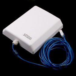 Amplificador wifi 2000mw 33dbi usb repetidor 2w 2.4ghz extension senal red  inalambrico ian at wb2w