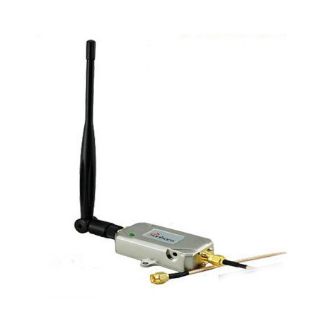 Amplificateur répéteur routeur de réseau avec signal wifi et extension sans  fil n à 300 mbits / s 2 antennes externes, prise ue (noir)