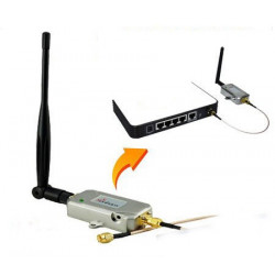 Antenne WiFi, longue portée 2,4 GHz, extension WiFi à gain élevé,  directionnelle pour routeur WiFi