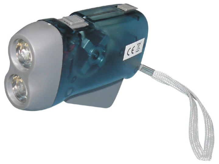 2 led dynamo taschenlampe ohne batterie aufladen etwas druck innovaley inovalley - 1