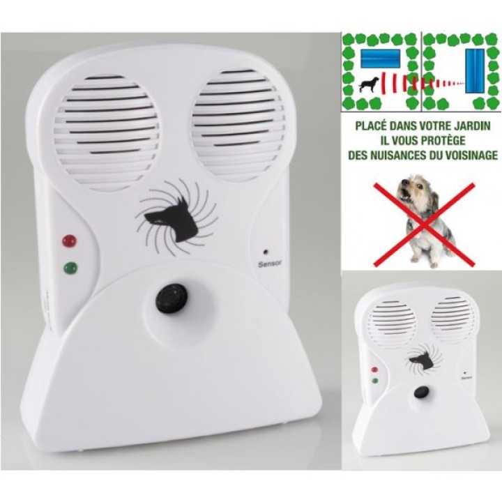 Ultrasonic anti bark up17x emits ultrasound as soon as the dog barks animon - 1