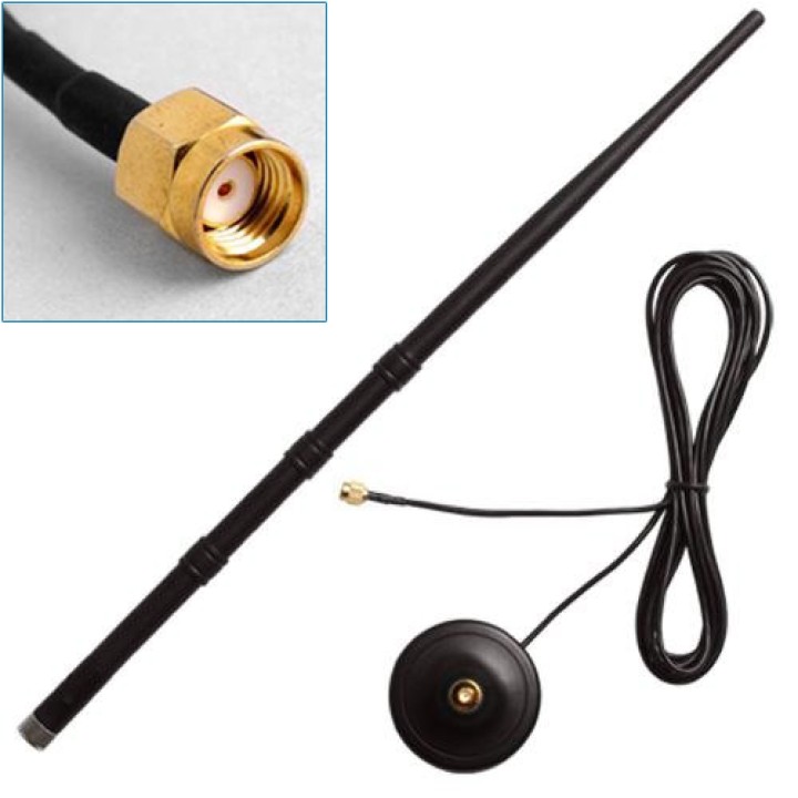Wifi omnidirectional antenna 9 dbi 2.4 ghz cmp ant9dbi20 increases the wireless signal könig konig - 1