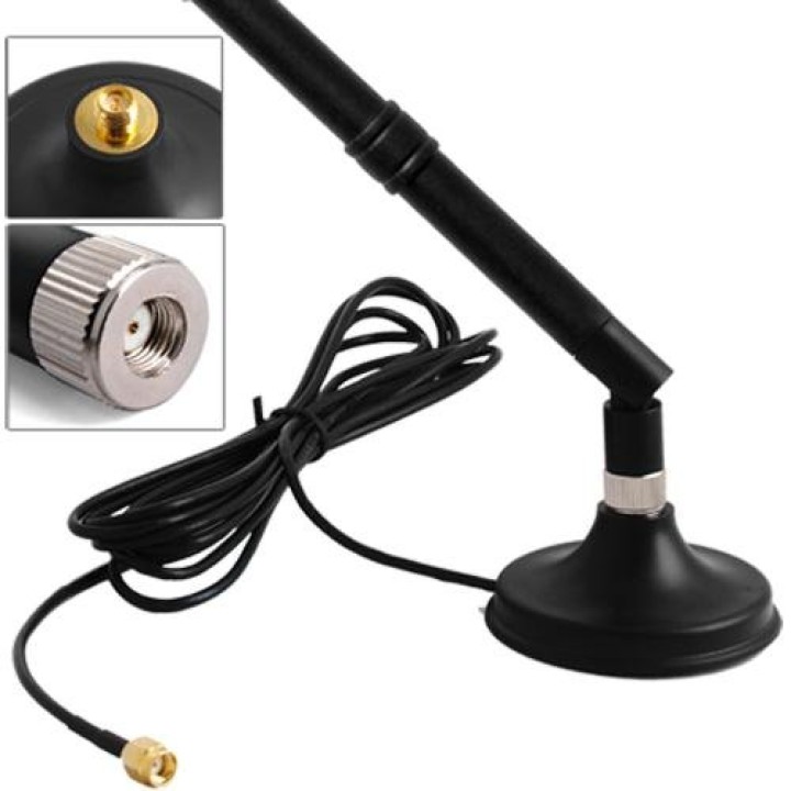 Wifi antenna omnidirezionale da 9 dbi 2,4 ghz cmp ant9dbi20 aumenta la könig segnale wireless konig - 2