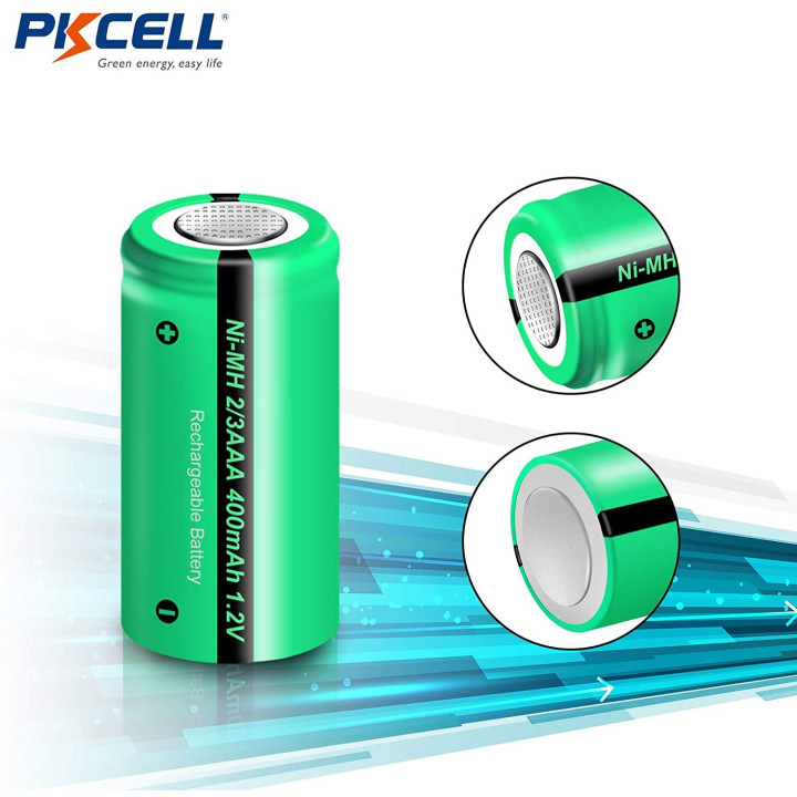 1,2 V 2 / 3AAA wiederaufladbare batterie 400 mah 2/3 AAA ni-mh nimh zelle mit tab pins für elektrorasierer rasierer