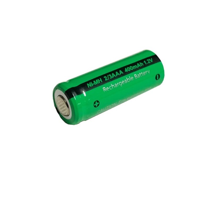 1 Batterie rechargeable 2/3AAA ni-mh 400mAh 1.2v Classe énergétique A++ nimh