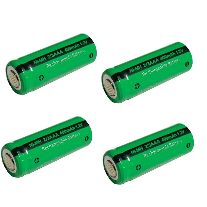 1 Batterie rechargeable 2/3AAA ni-mh 400mAh 1.2v Classe énergétique A++ nimh