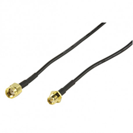Rallonge antenne wifi rp sma male/femelle 1.5m cable 544/1.5 cable  extension appareils sans fil