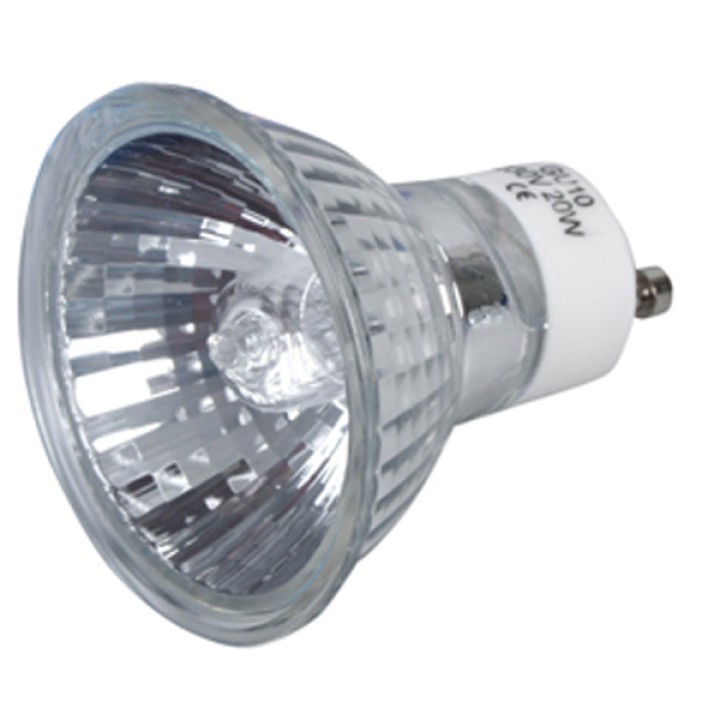 Halogen bulb gu10 20w 220v lamp h0621hq 230v 240v lighting hq - 1