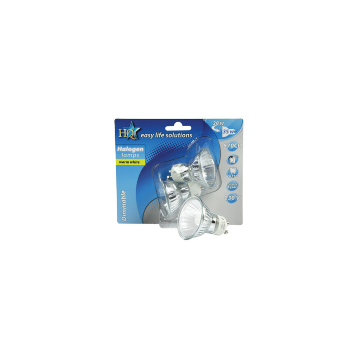 2 lampade alogene gu10 28w (35w) 220v h gu10 02 spot di illuminazione 230v 240v hq - 1