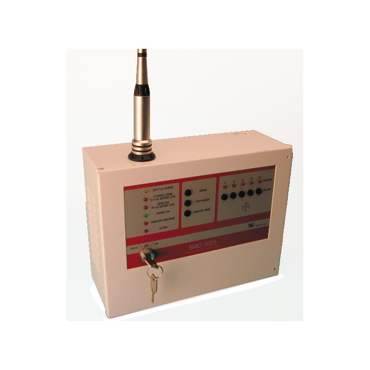 Central alarma electronica inalambrica 5 zonas 27.12mhz sirio 2005 centrales antirobos inalambricas electronicas hager - 1