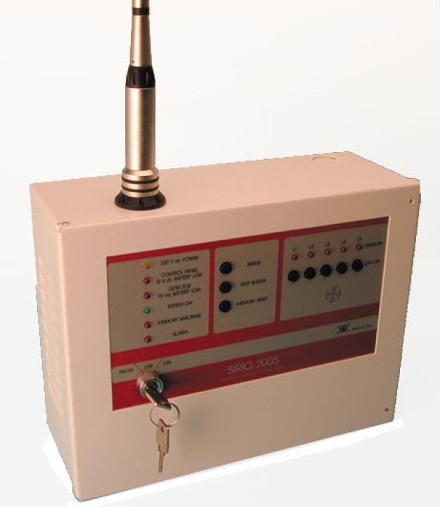 Central alarma electronica inalambrica 5 zonas 27.12mhz sirio 2005 centrales antirobos inalambricas electronicas hager - 1