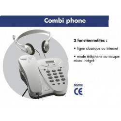 Telefono di rete di telecomunicazioni e la telefonia via internet x telefono combi del futuro cen - 1