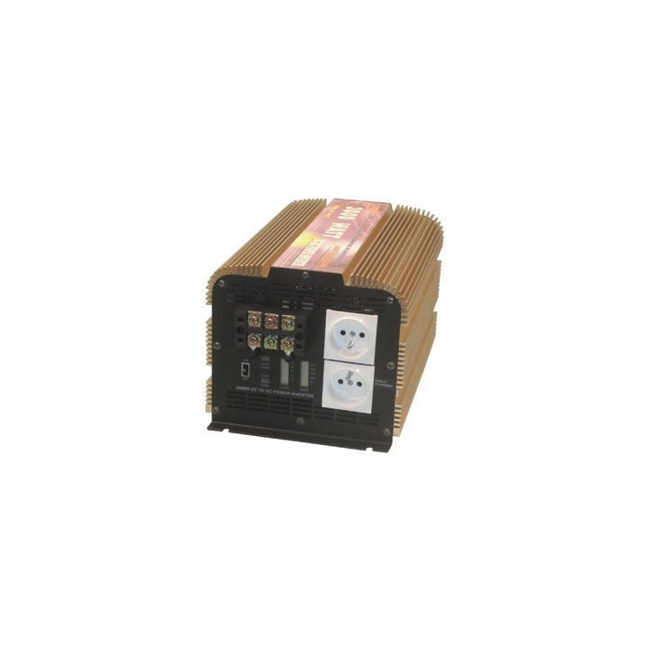 Modified sine wave power inverter 3000w 24vdc in 230vac out pin earth jr international - 1