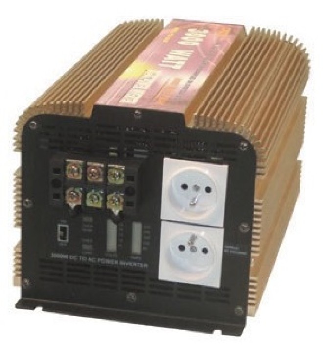 Modified sine wave power inverter 3000w 24vdc in 230vac out pin earth jr international - 1