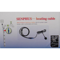 Cable chauffant anti gel thermostat antigel aquacable-3m canalisation tuyau  eau cordon electrique