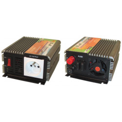 Modified sine wave power inverter 300w 12vdc in 230vac out pin earth 'soft start' velleman - 1