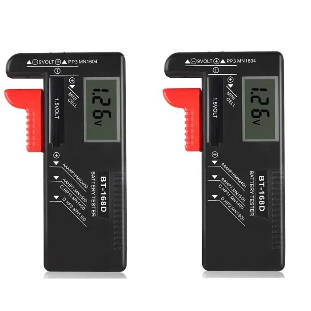 Tester di capacità della batteria digitale universale BT-168D Carica a scacchi Indicador de Bateria Test elettronico BT168D