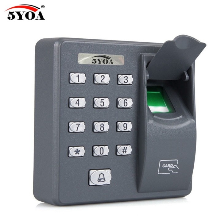 12V biometrische Fingerabdruck-Zugangskontrolle USB 125k Hz RFID Standalone-Türcontroller