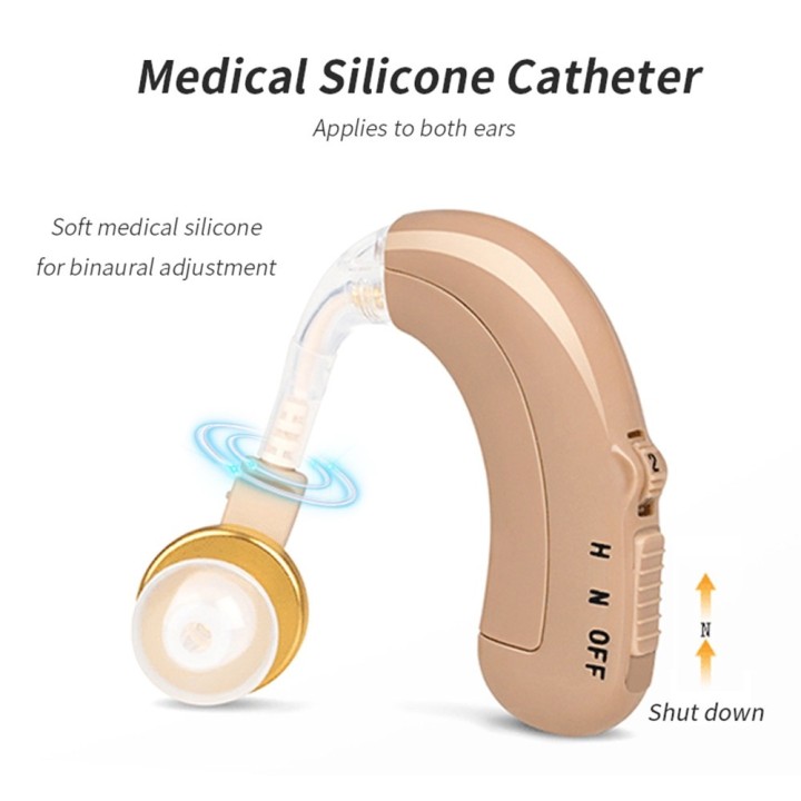 Appareil auditif rechargeable usb sonotone prothese auditive amplificateur son contour oreille c109 axon