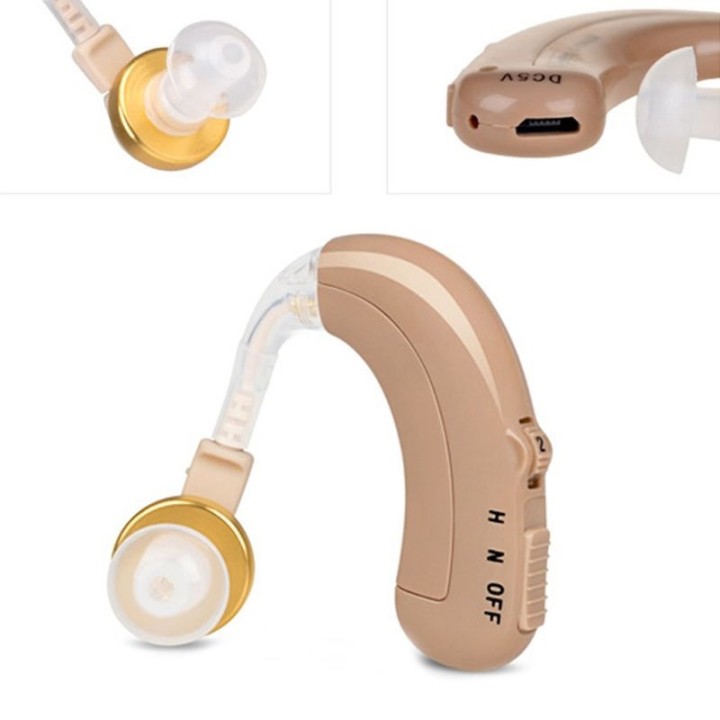 Audífono recargable usb sonotone audífono amplificador de sonido detrás de la oreja c109 axon