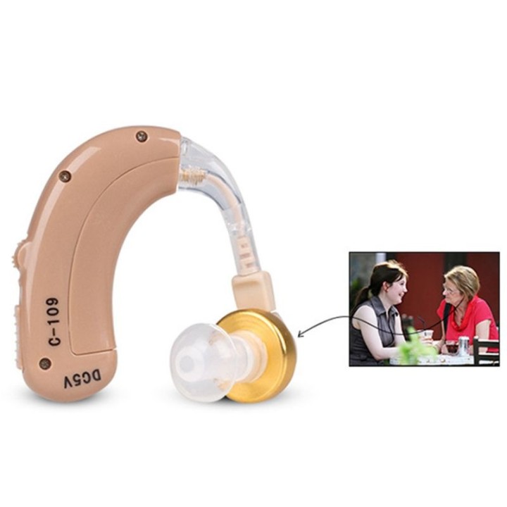 Wiederaufladbares Hörgerät USB-Sonoton-Hörgerät-Soundverstärker hinter dem Ohr c109 axon