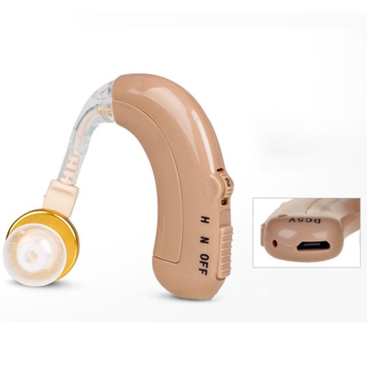 Appareil auditif rechargeable usb sonotone prothese auditive amplificateur son contour oreille c109 axon