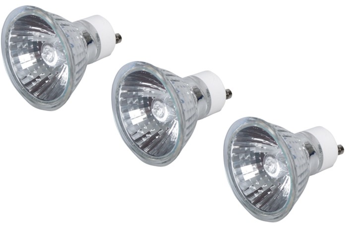 3 halogen bulbs gu10 50w 220v 2000h 230v 240v lamp h072hq lamp spot lighting hq - 2