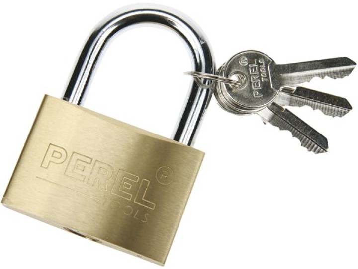 30 millimetri blocco di sicurezza 3 chiavi in ottone blocco blocco blocco slk30 velleman - 2