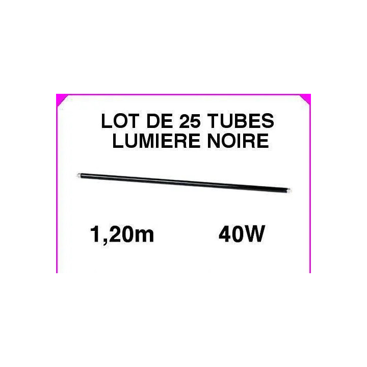 25 tubo fluorescente 36w 40w luz negra velleman - 5