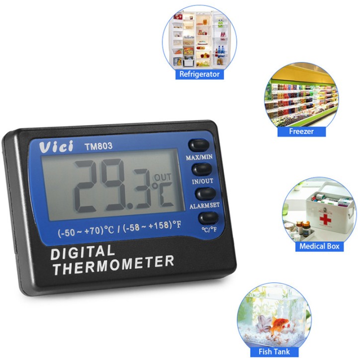 Termómetro digital interior exterior jr  international - 5