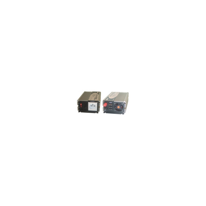 Modified sine wave power inverter 600w 12vdc in 230vac out pin earth 'soft start' jr international - 2